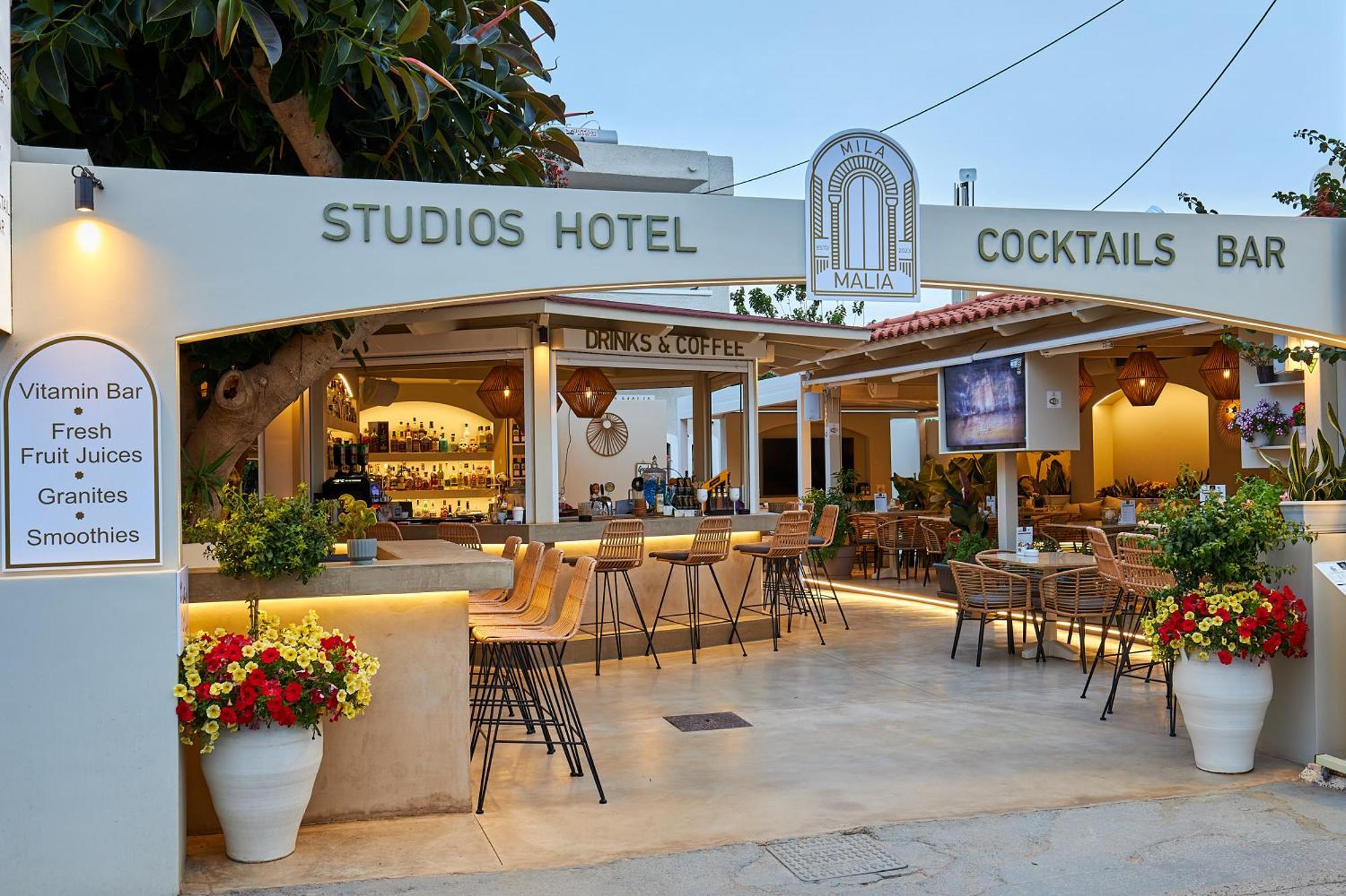 Mila Malia Studios Hotel Exterior foto